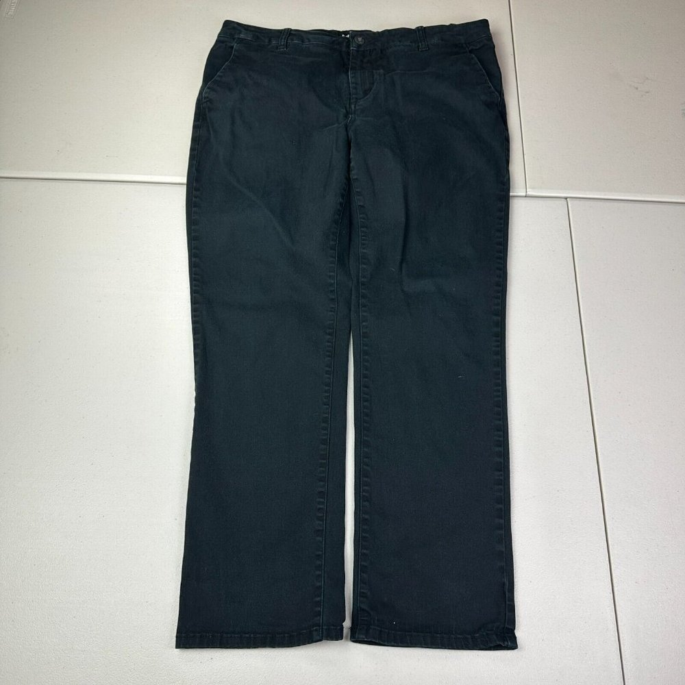 RSQ Jeans Mens Size 36x32 New York Slim Straight Stretch Black Casual